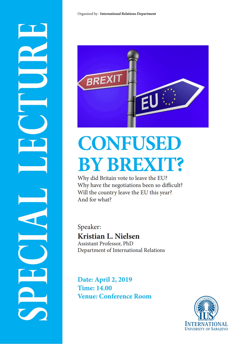  Lecture: "Confused by Brexit?" 