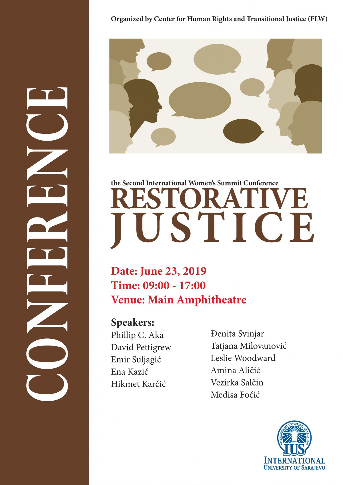  The Second International Women’s Summit Conference: Restorative Justice 