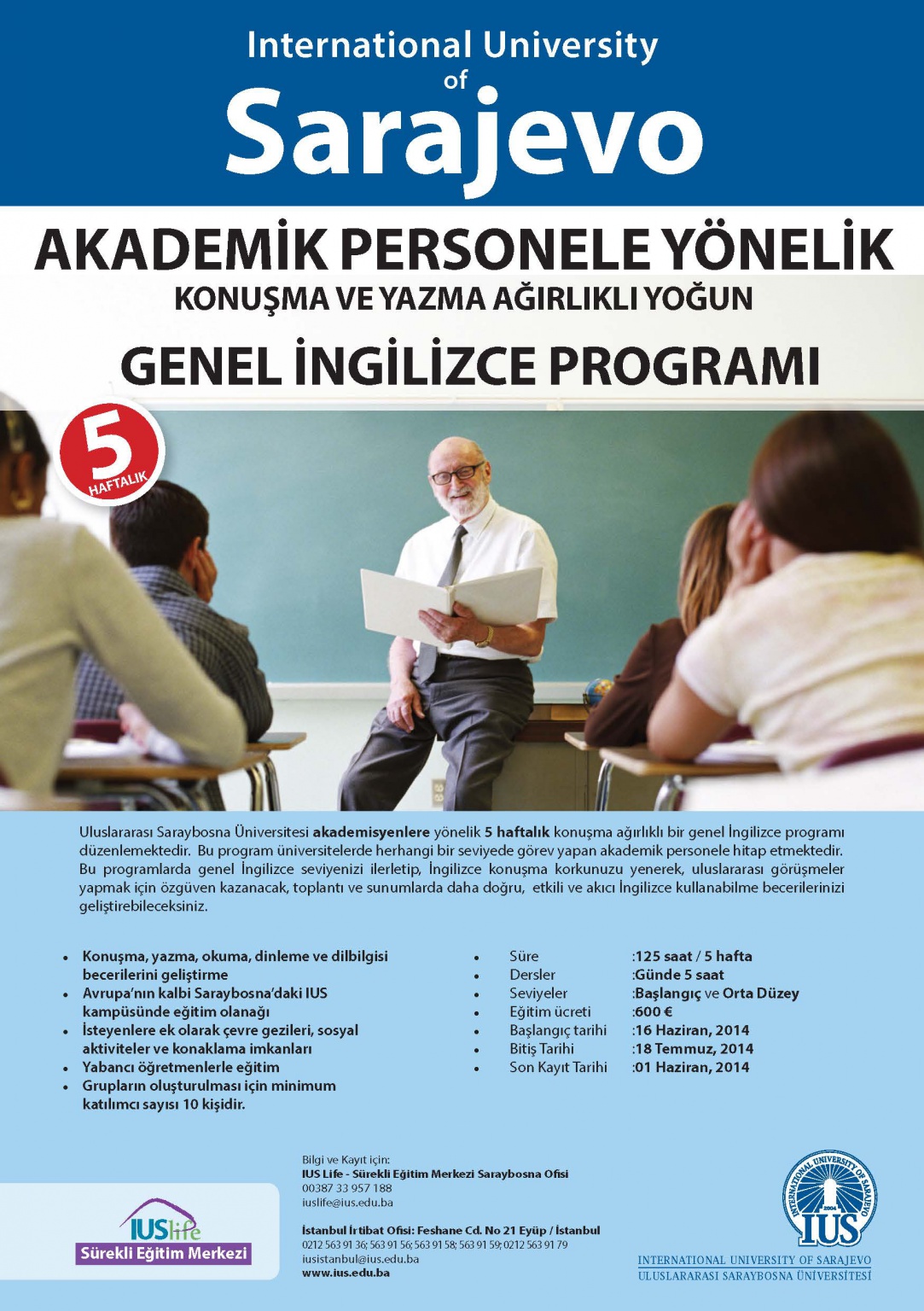  GENERAL ENGLISH PROGRAM FOR ACADEMICIANS 