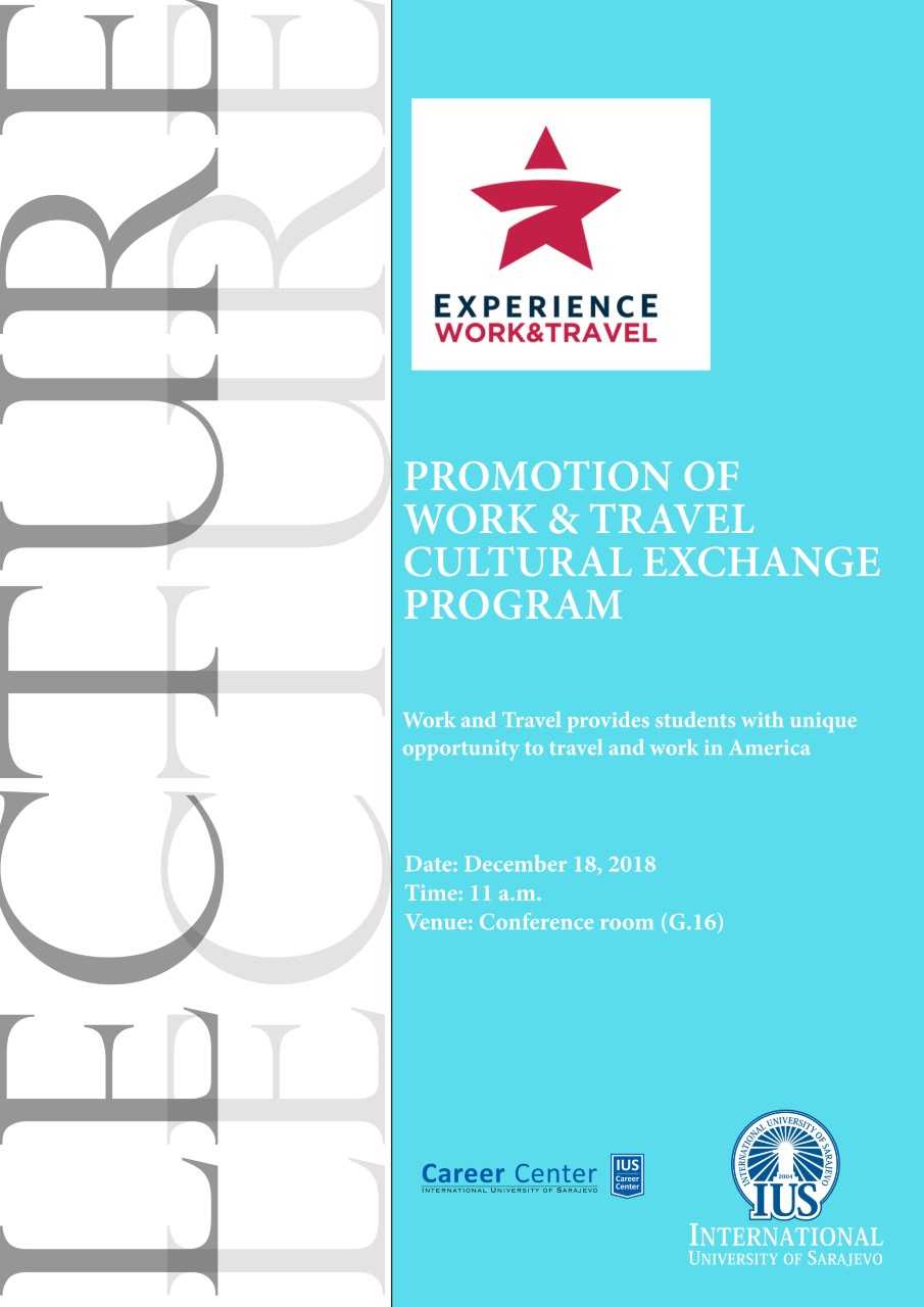 Promotion of Work & Travel program 