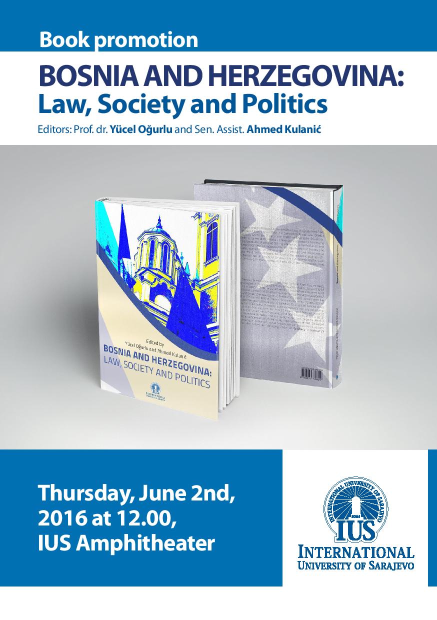  Book promotion: Bosnia and Hezegovina: Law, Society and politics 