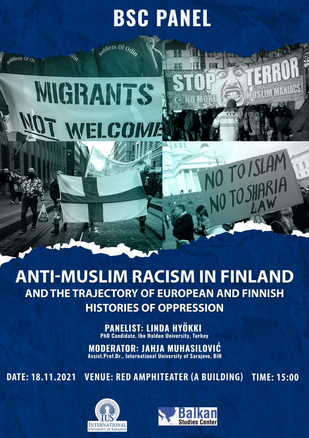  BSC Panel: Anti-Muslim Racism in Finland and the Trajectory of European and Finnish Histories of Oppression 