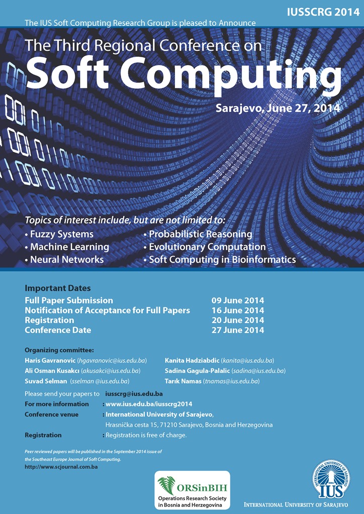  The Third Regional Conference on Soft Computing 