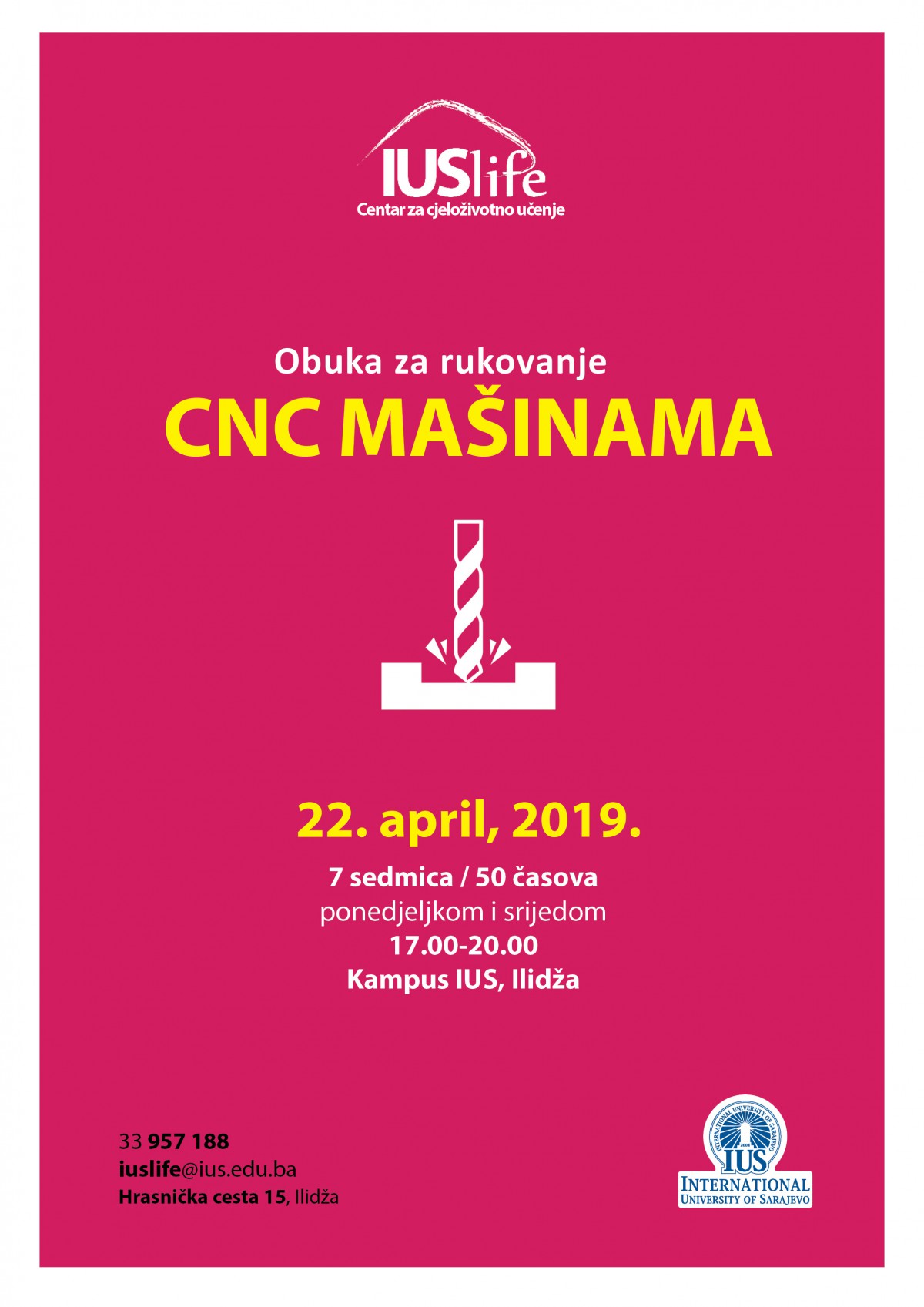  Obuka za rukovanje CNC mašinama 