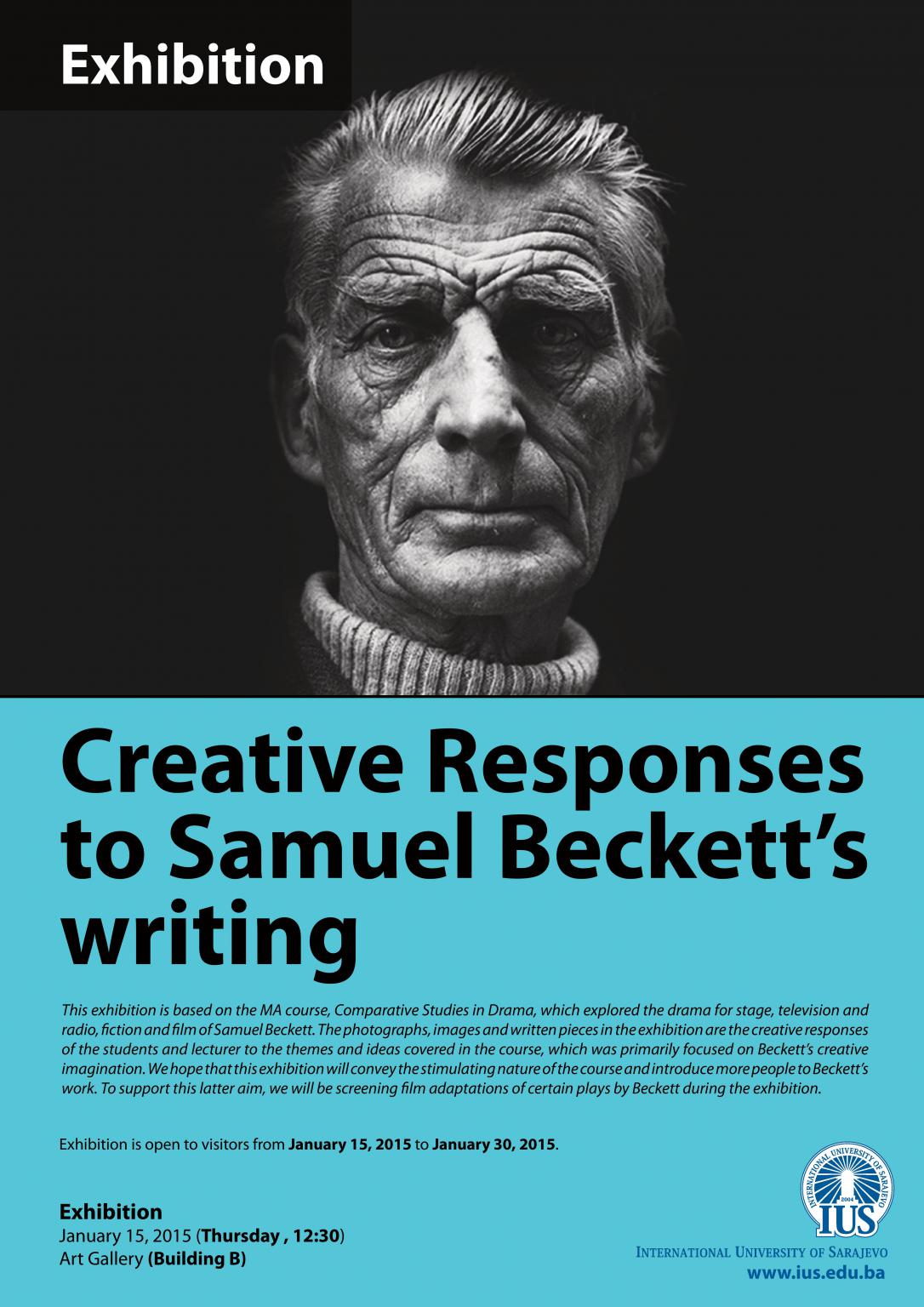  Creative Responses to Samuel Beckett’s writing 