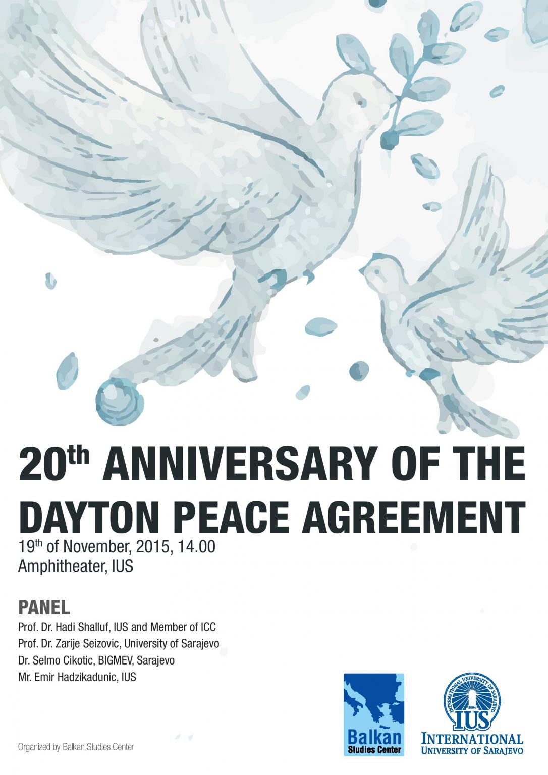  20th Anniversary of the Dayton Peace Agreement 