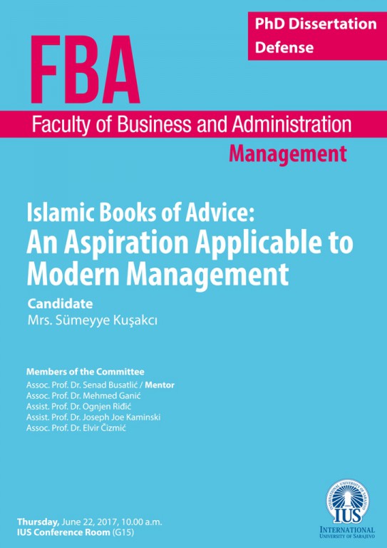  Ph.D. Thesis Defense of Sumeyye Kusakci 