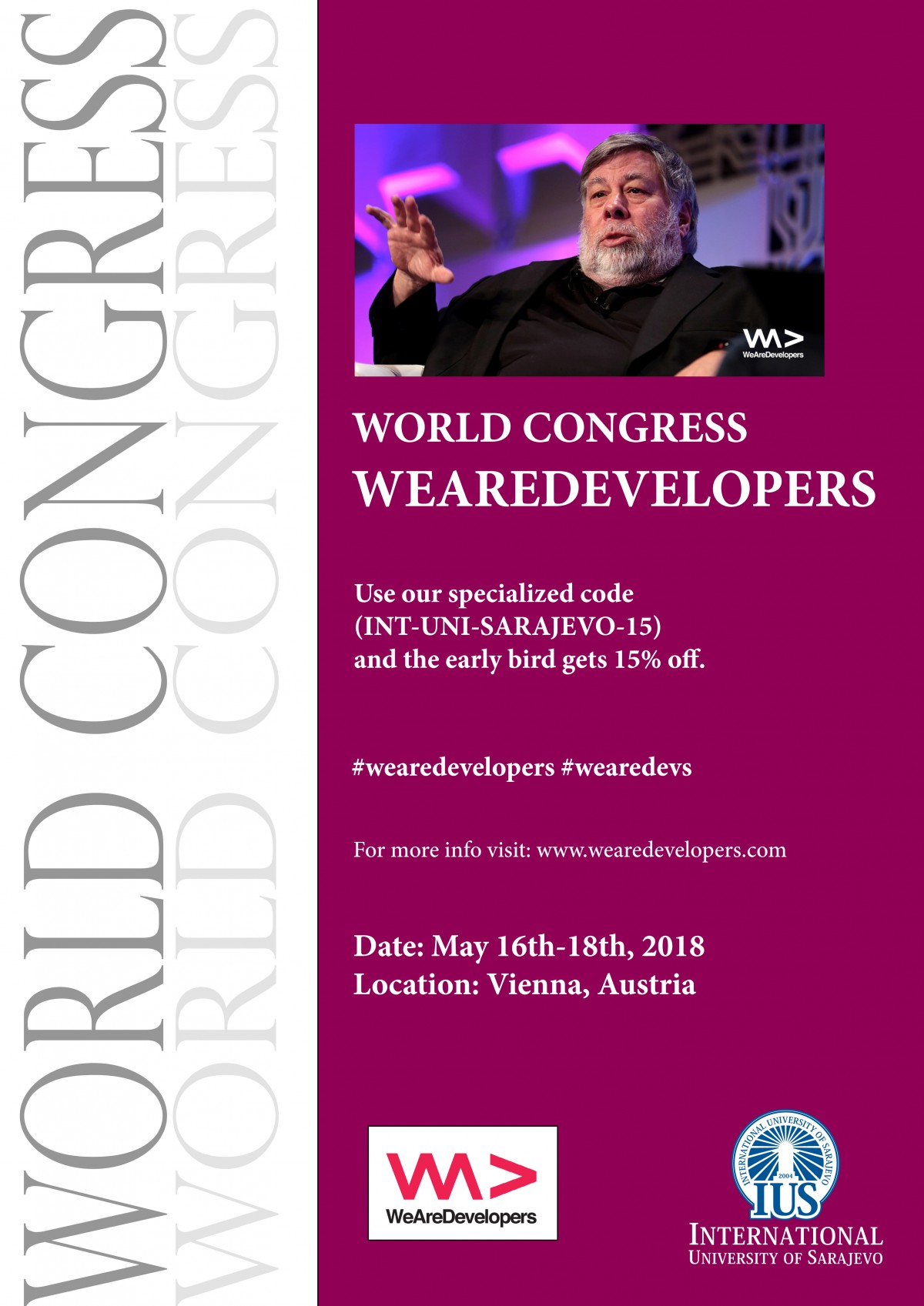  WORLD CONGRESS WEAREDEVELOPERS 