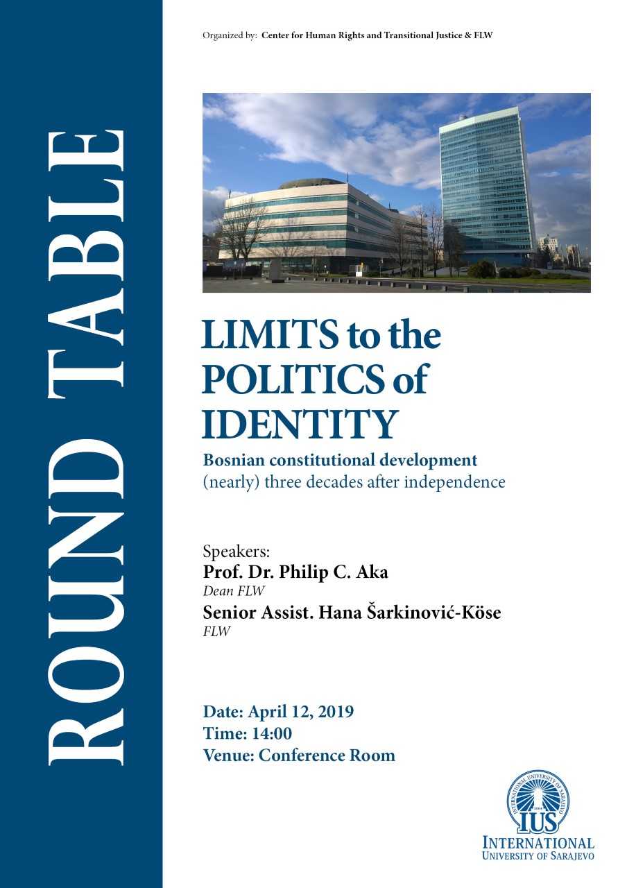  Round table: "Limits to the Politics of Identity" 