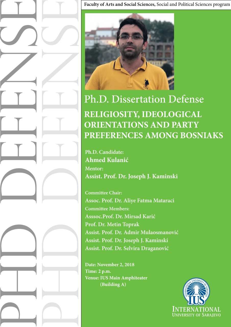  Ph.D. Defense of Ahmed Kulanić 