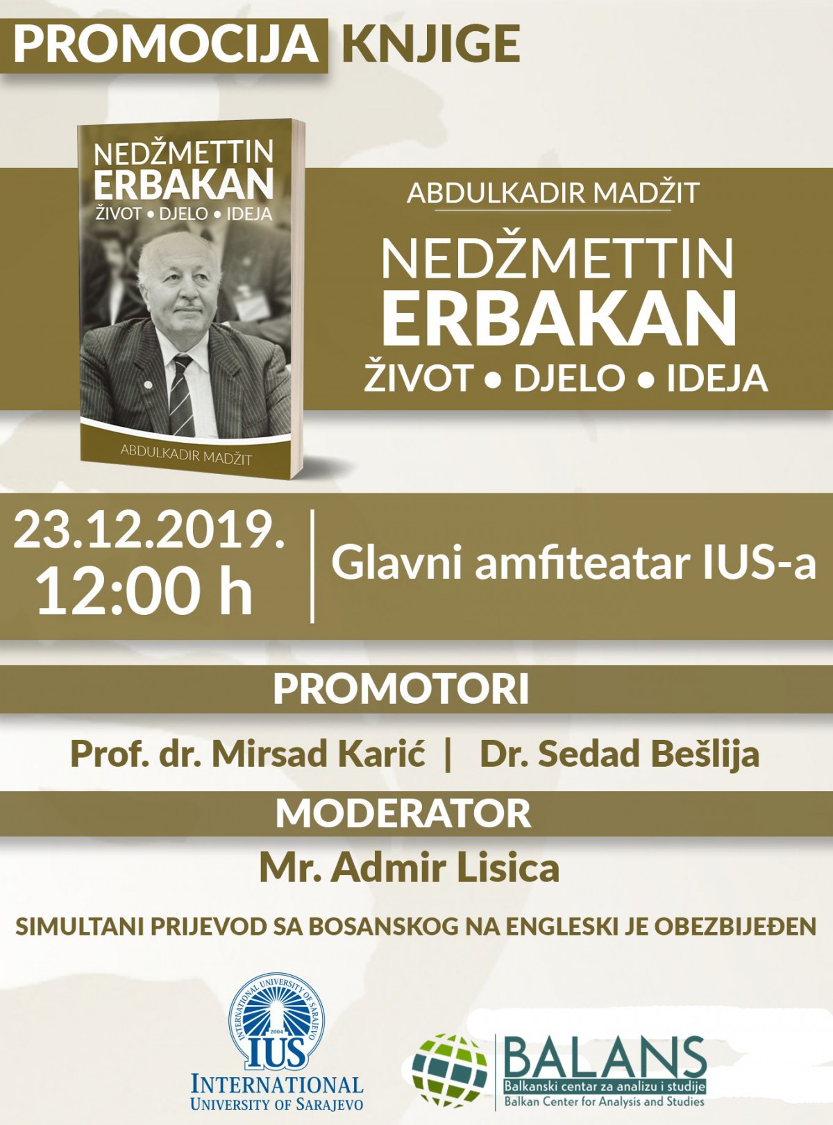  "Necmettin Erbakan" - Book Promotion 