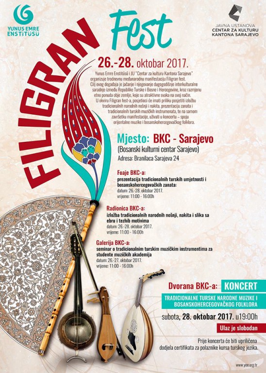  Filigran Fest in Bosnian Cultural Center 