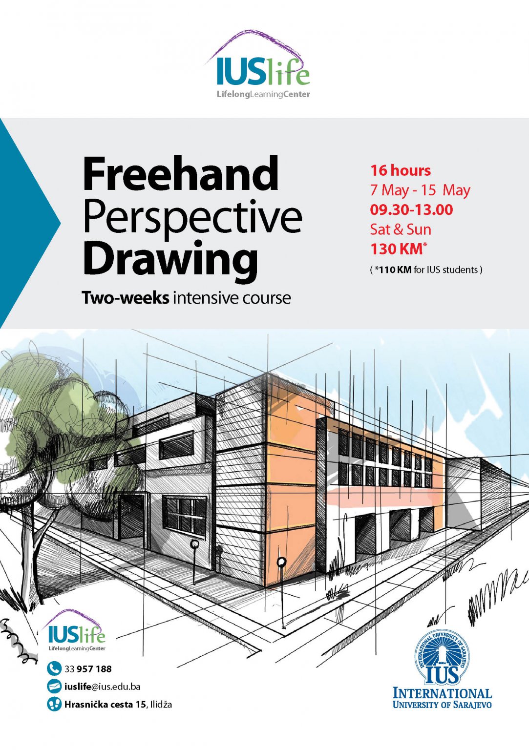  Freehand Perspective Drawing Course 