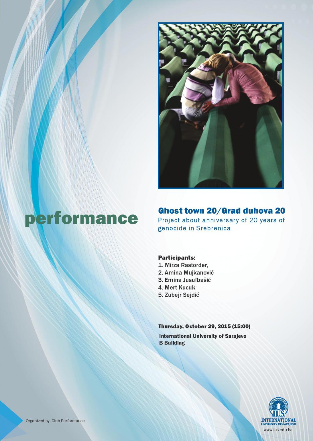  Ghost town 20/20 Project about anniversary of 20 years of genocide in Srebrenica 