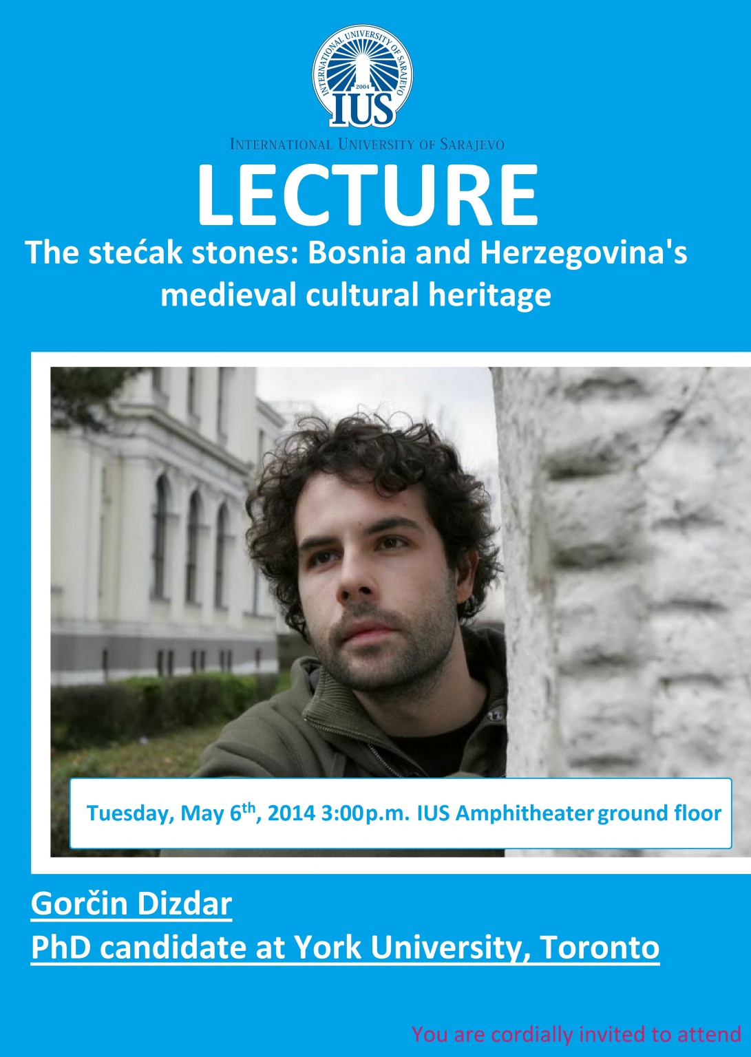  Lecture - The stećak stones: Bosnia and Herzegovina's medieval cultural heritage 