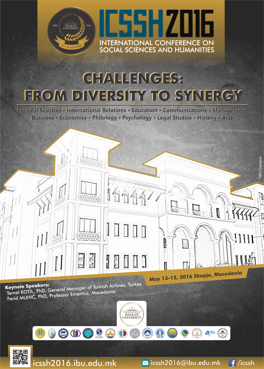  International Conference on Social Sciences and Humanities 2016 