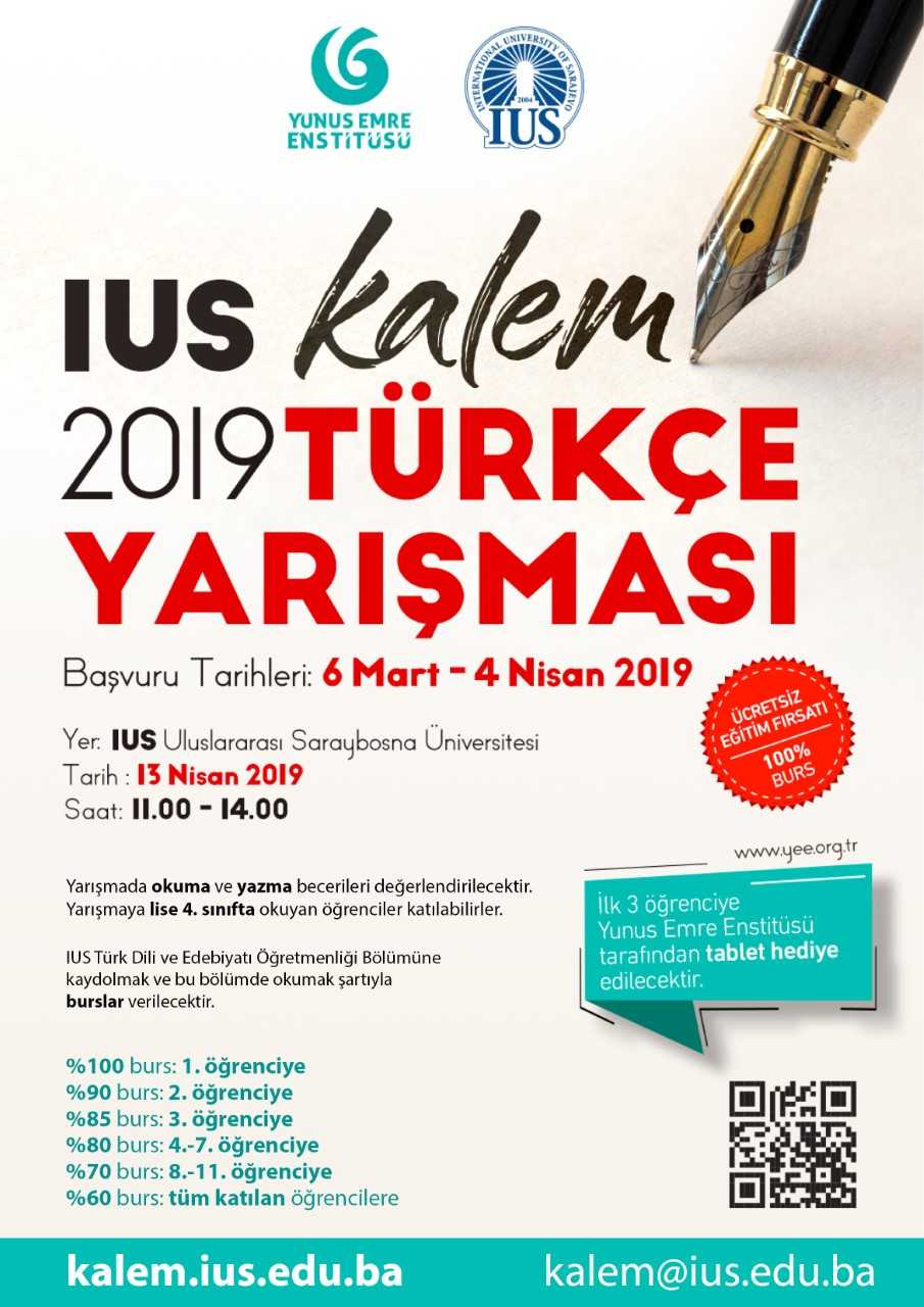  "IUS Kalem" Turkish Language Competition 