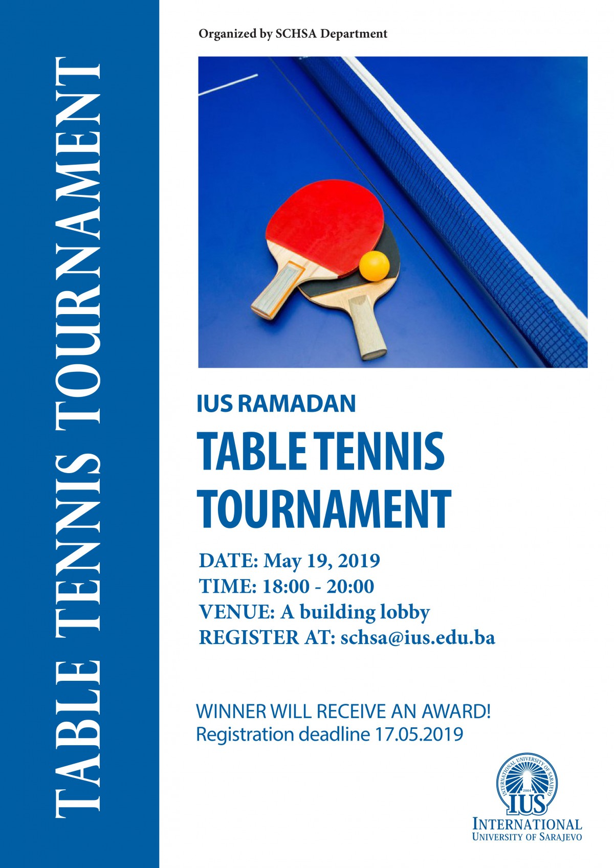  IUS RAMADAN TABLE TENNIS TOURNAMENT 