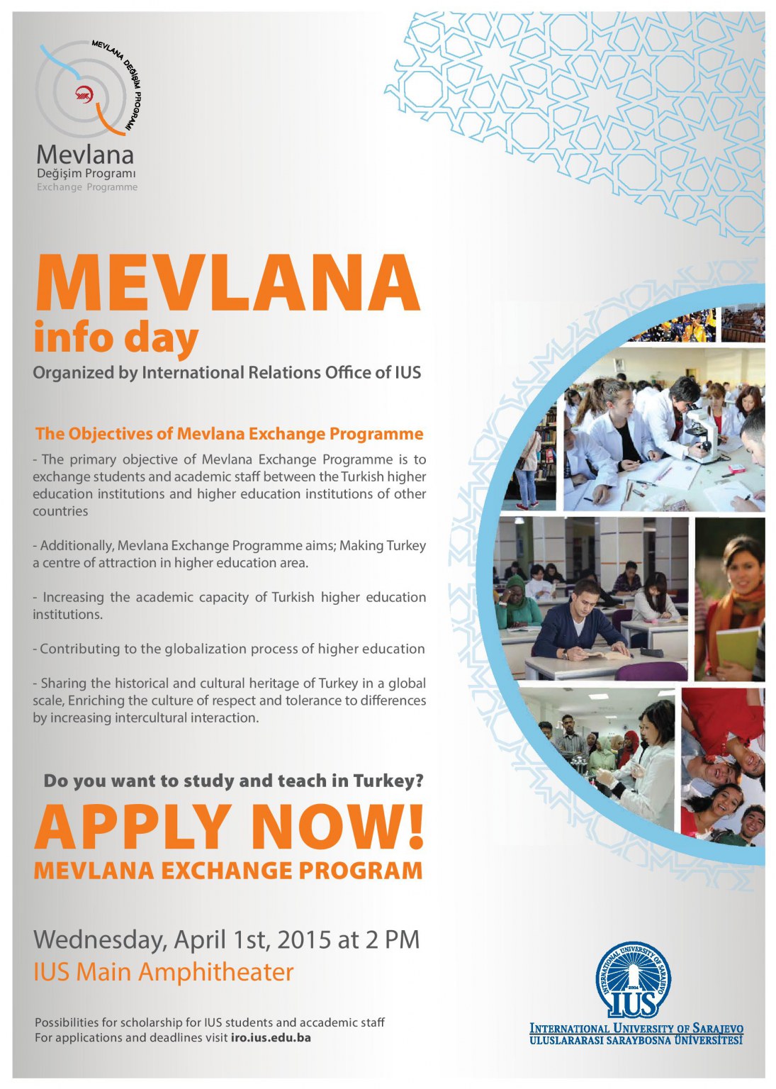  MEVLANA info day 