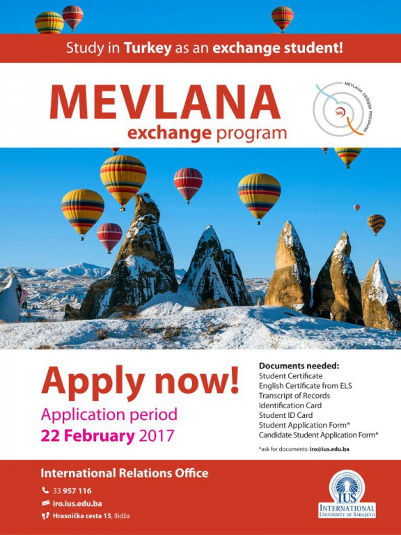  Mevlana Exchange Program 