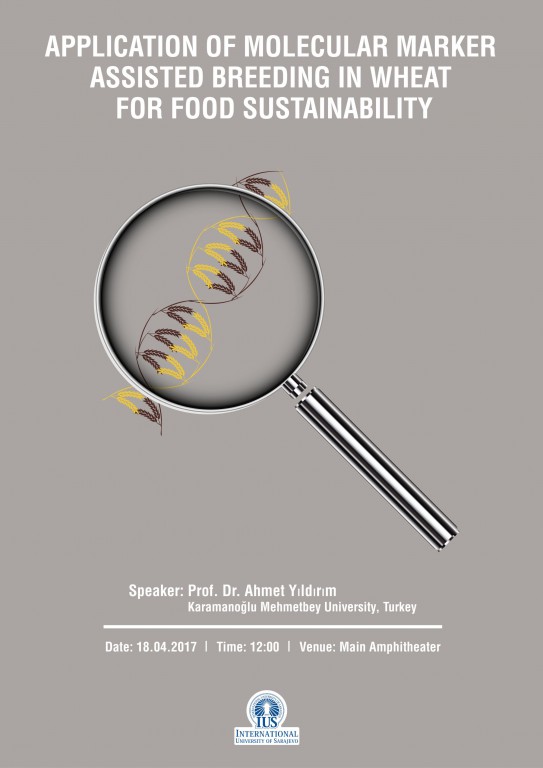  Seminar "Application of Molecular Marker Assisted Breeding in Wheat for Food Sustainability" 