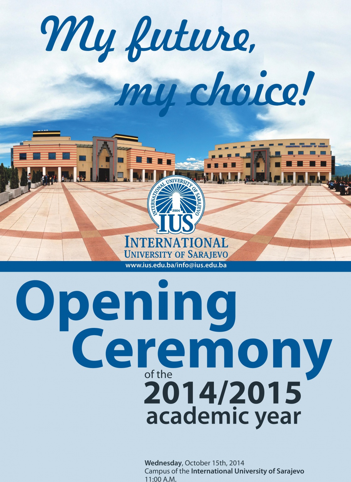  Opening ceremony of the 2014/2015 academic year 