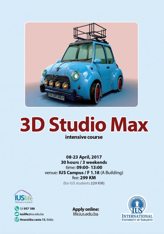  3D Studio Max at IUS Life 