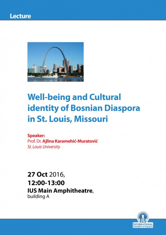  Well-being and Cultural identity of Bosnian Diaspora in St. Louis, Missouri 