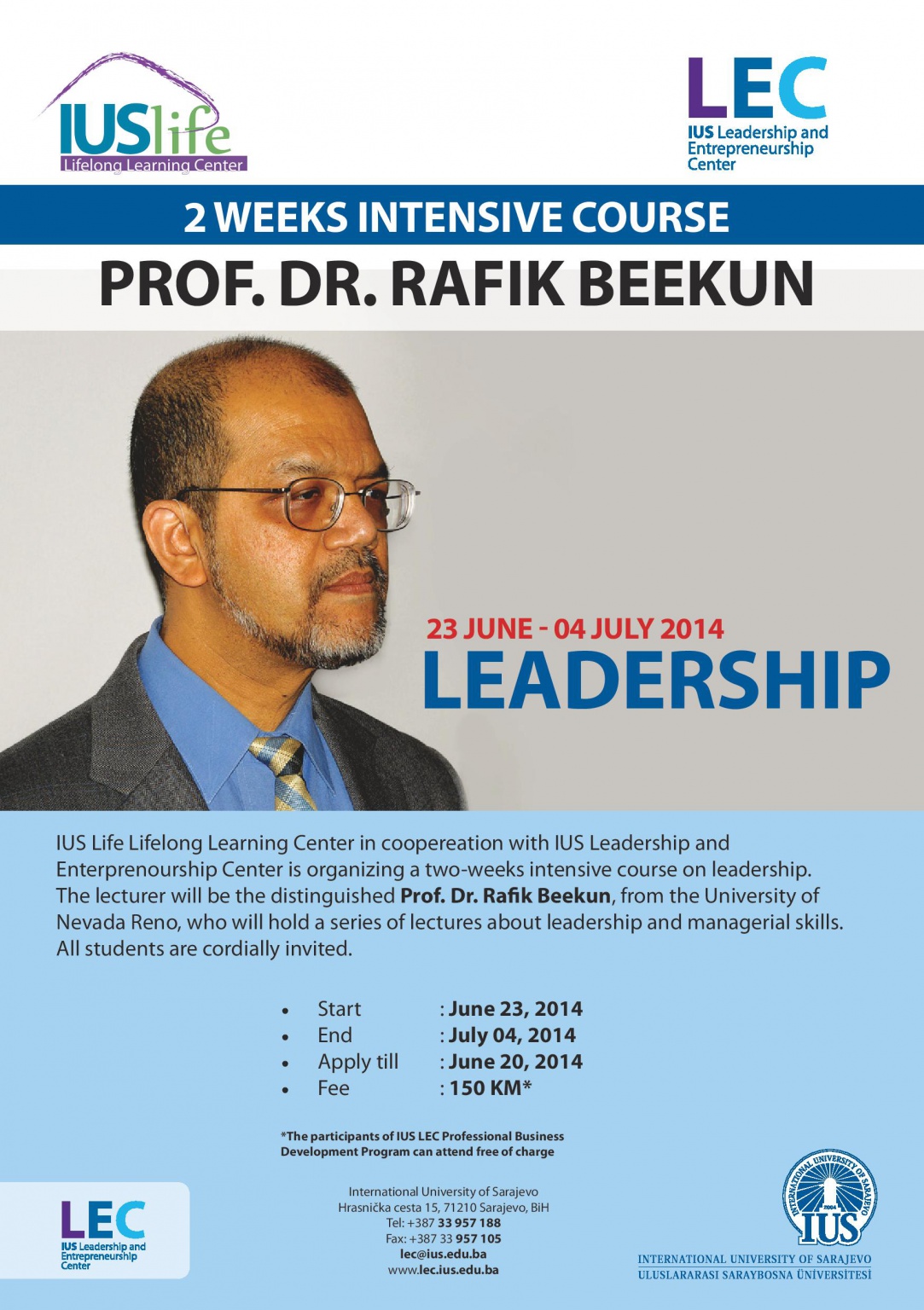  2 weeks intensive course 