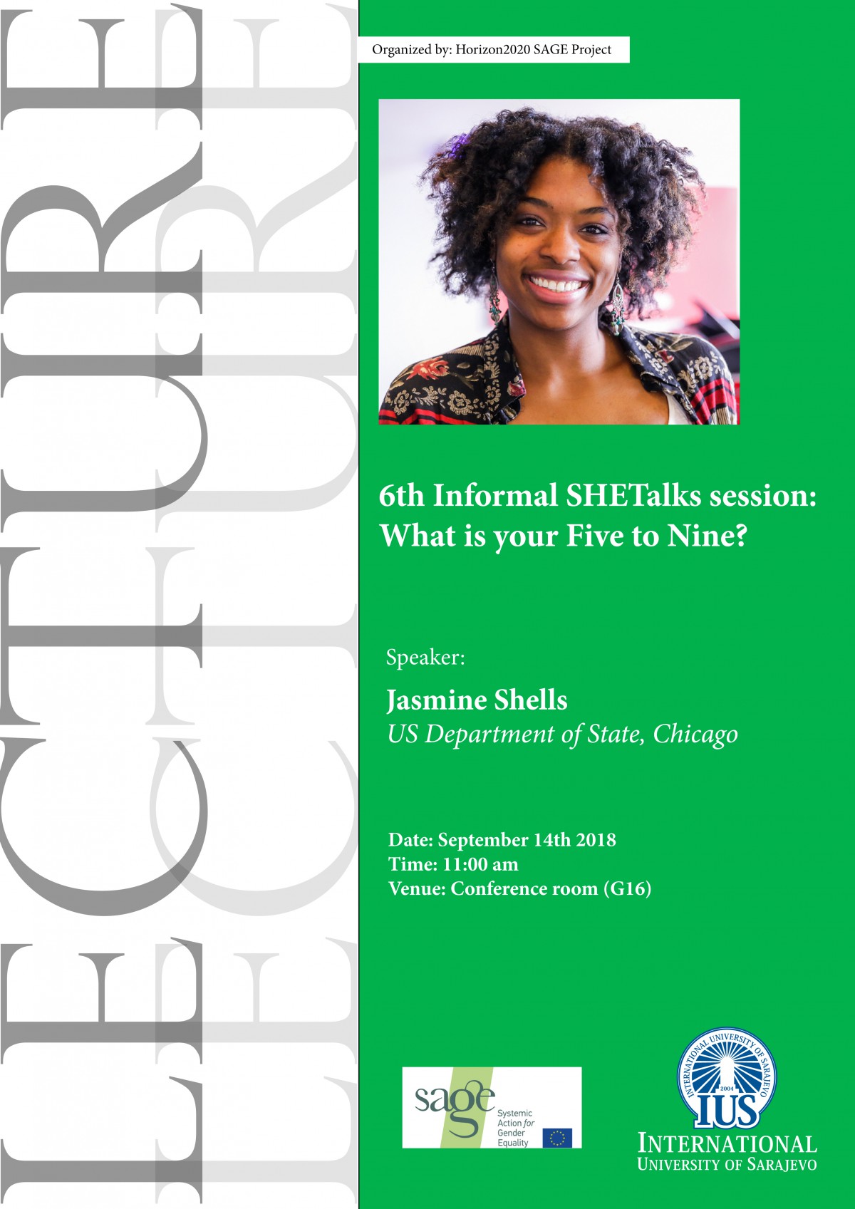  6th Informal SHETalks session: What is your Five to Nine? 