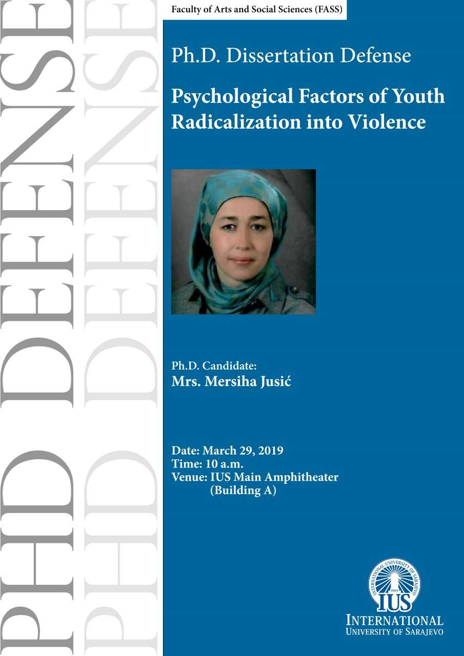  Ph.D. Defense of Mersiha Jusić 