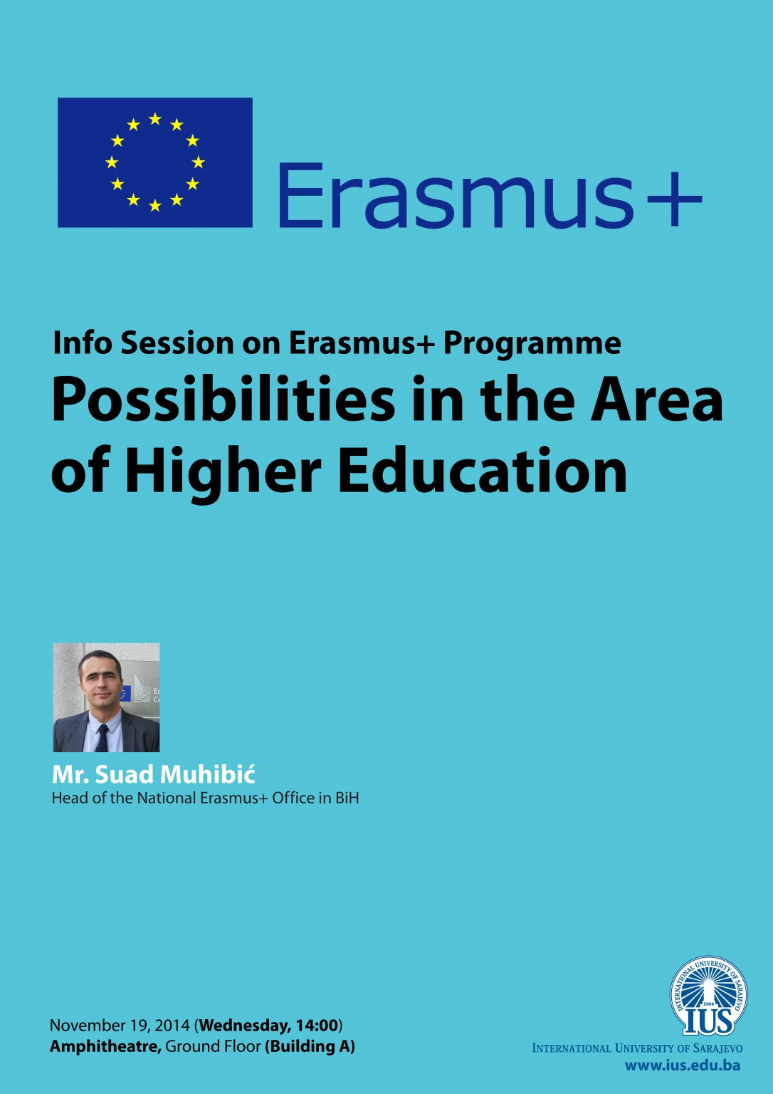  Info Session on ERASMUS+ Programme: Possibilities in the Area of Higher Education 