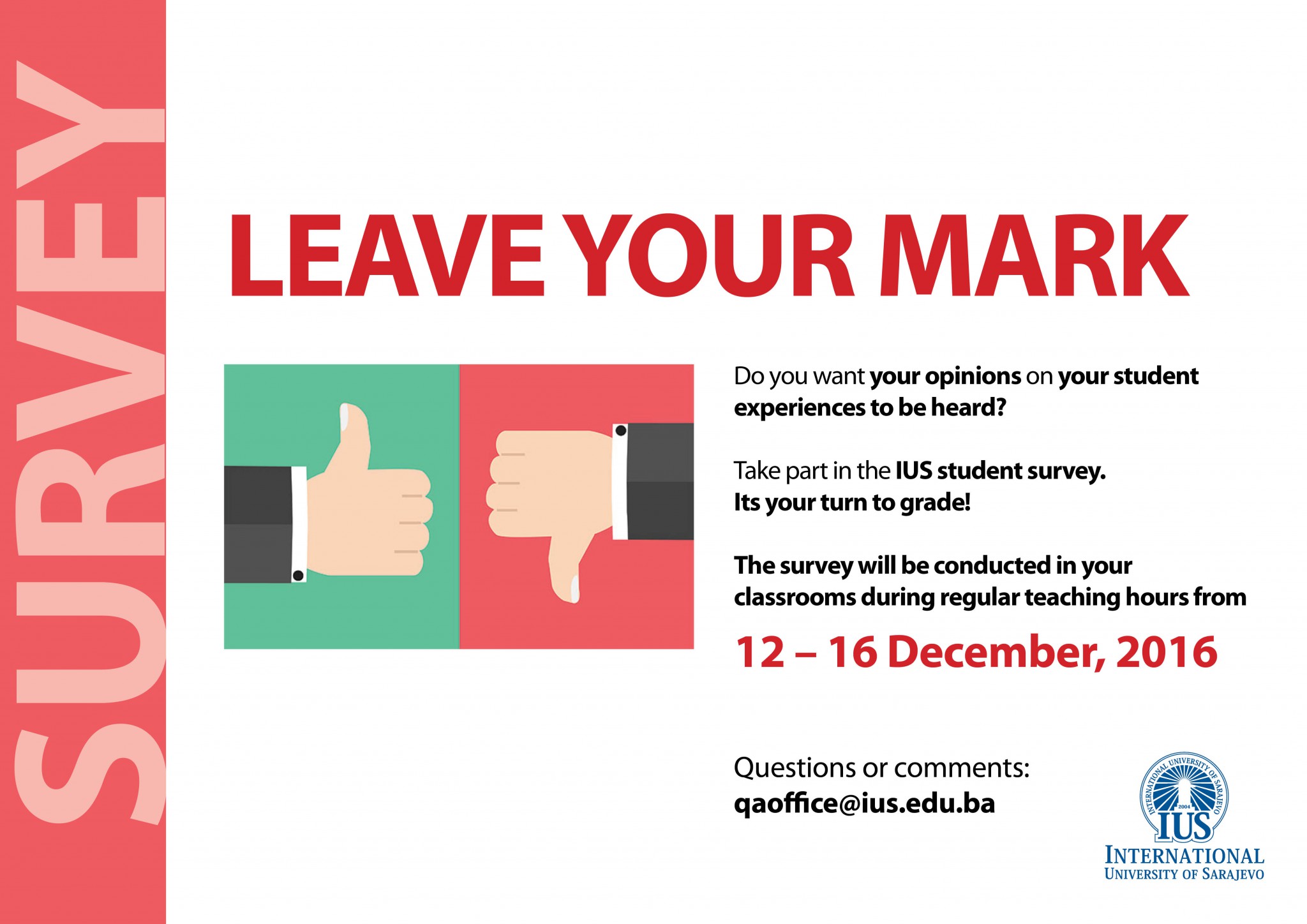  Survey - Leave your mark 