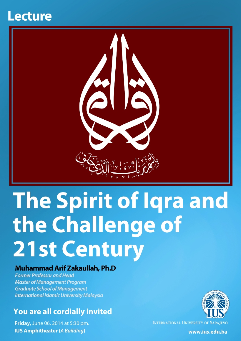  The Spirit of Iqra and the Challenge of 21st Century 
