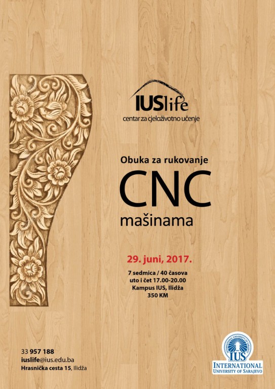  Obuka za rukovanje CNC mašinama 