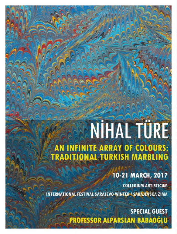  Exibition of Ebru Works "An Infinite Array of Colours: Traditional Turkish Marbling" 