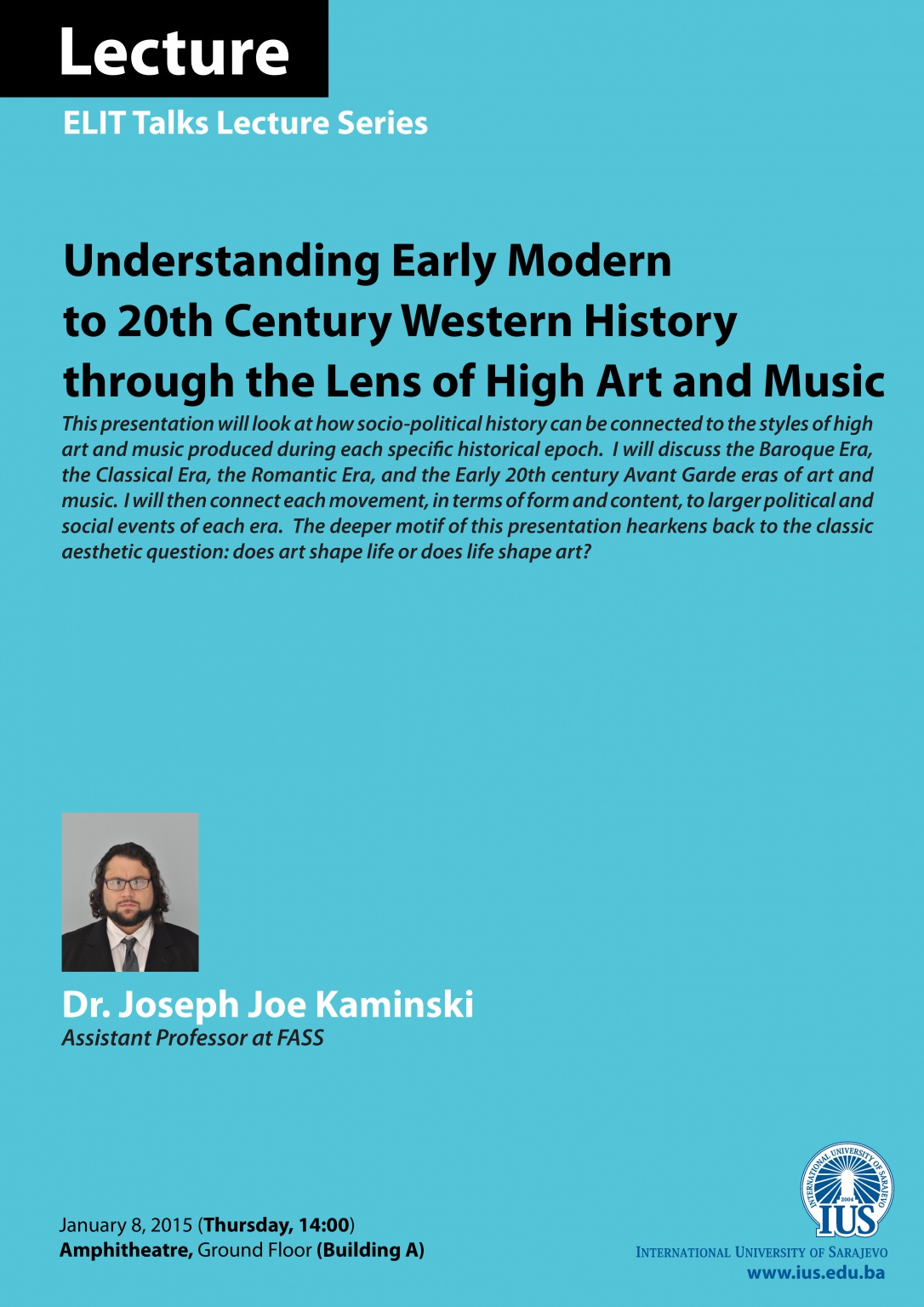  Understanding Early Modern to 20th Century Western History through the Lens of High Art and Music 