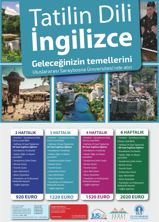  Tatilin Dili İngilizce 