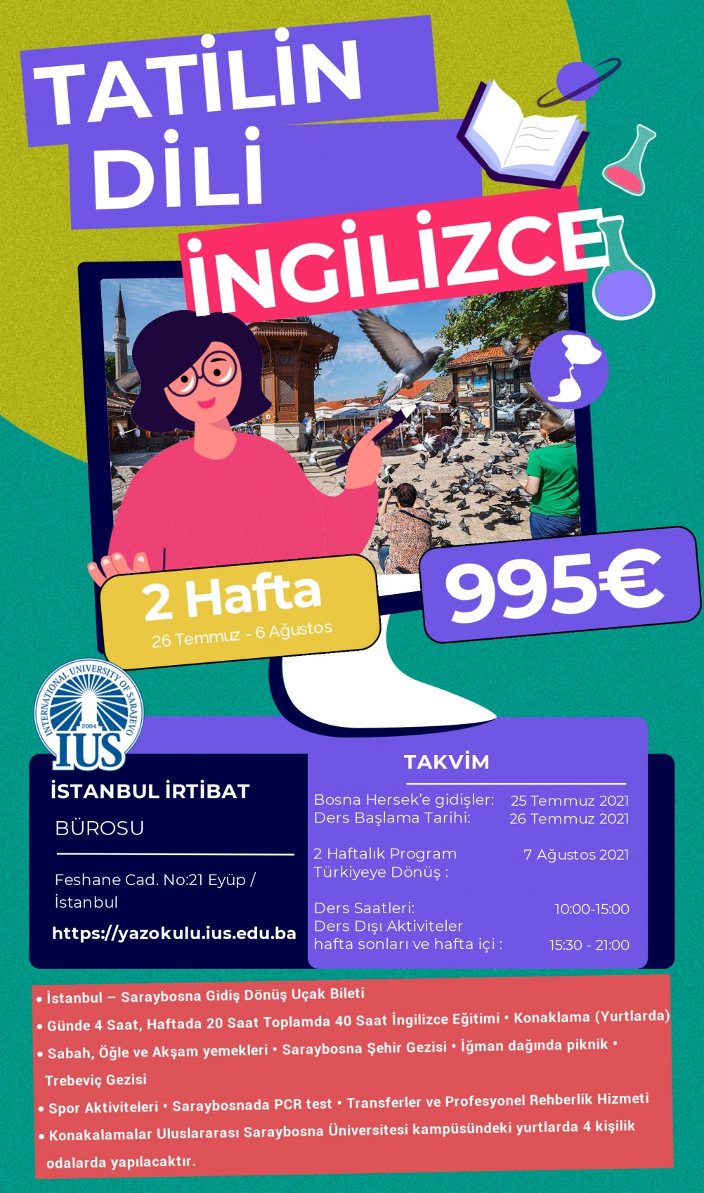  Tatilin Dili İngilizce! (2 Hafta) 