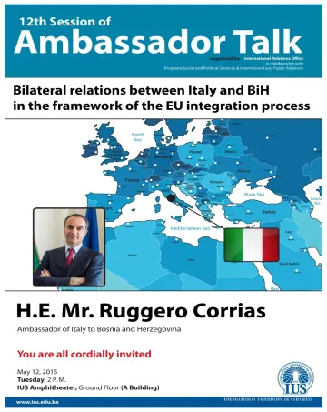  “Bilateral relations between Italy and BiH in the framework of the EU integration process” 