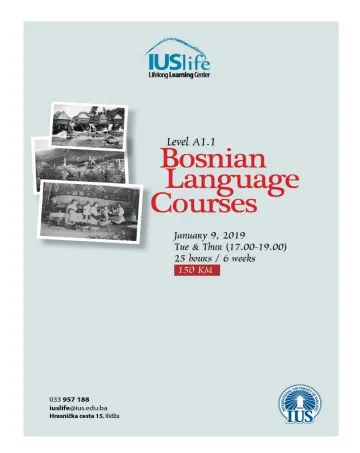  Bosnian Language Courses, Level A1.1 