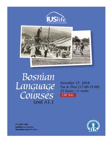  Bosnian Language Course A1.1 (beginner) 
