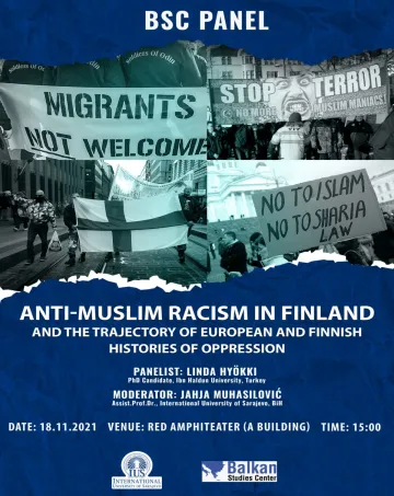  BSC Panel: Anti-Muslim Racism in Finland and the Trajectory of European and Finnish Histories of Oppression 