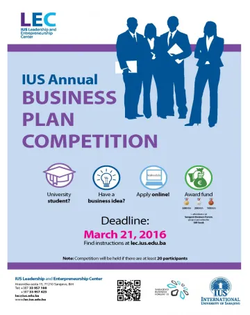  Business Plan competition 
