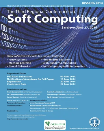  The Third Regional Conference on Soft Computing 