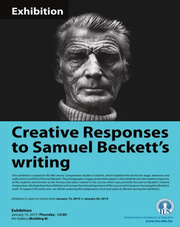  Creative Responses to Samuel Beckett’s writing 