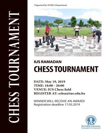  IUS RAMADAN CHESS TOURNAMENT 