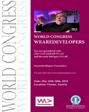  WORLD CONGRESS WEAREDEVELOPERS 