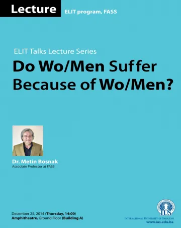  Do Wo/Men Suf fer Because of Wo/Men 