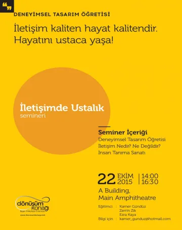  Seminar, Master Of Communication 